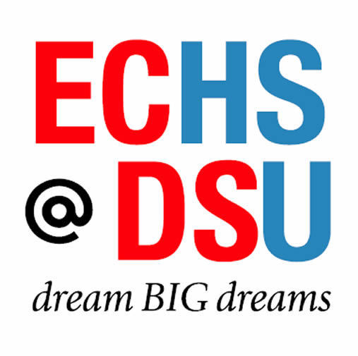 ECHS @ DSU dream big dreams logo
